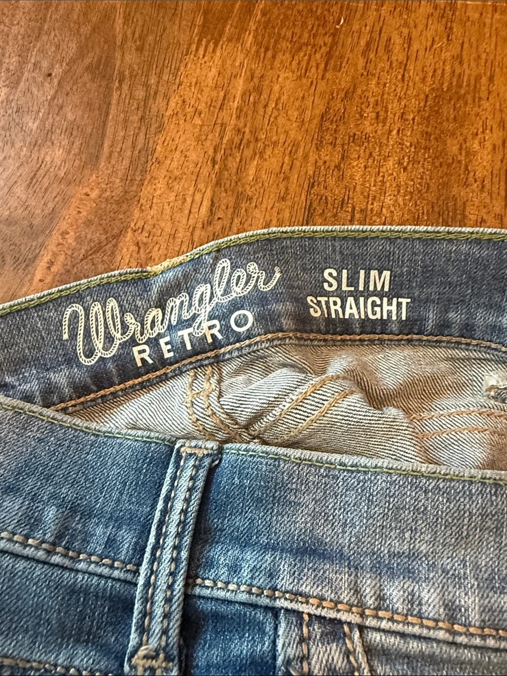 Wrangler Men's Light Blue Slim Straight Jeans